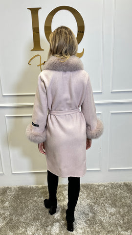 Palton alpaka Ami Roze Palton alpaka Ami Roze