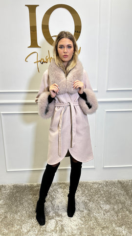 Palton alpaka Ami Roze Palton alpaka Ami Roze