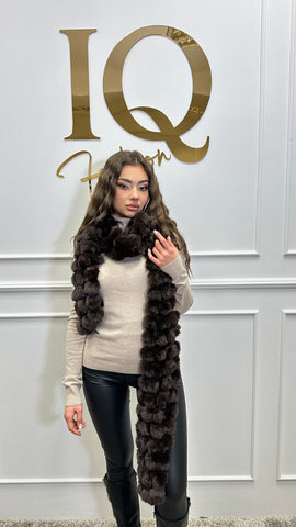 Șal blana naturala Bunny