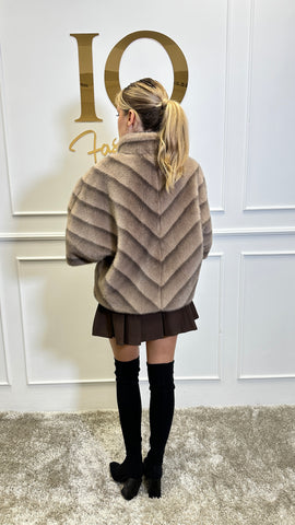 Haina blana artificiala Luxury Beige