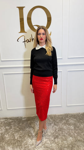 Fusta Balissa paiete Red