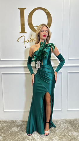 Rochie Pennya Green