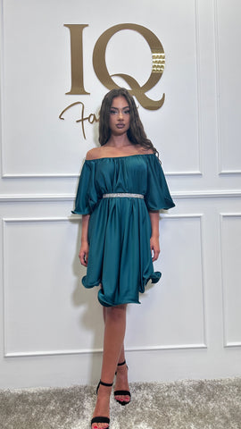 Rochie Butterfy 2 maneci Green