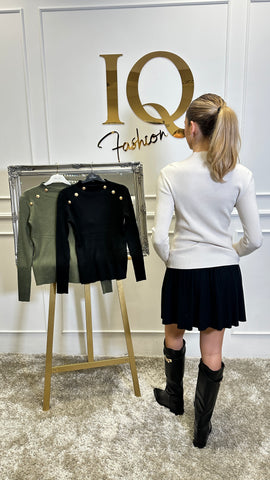 Fusta scurta tricot Aline Black