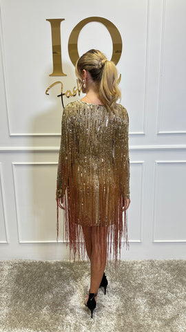 Rochie Keyra Gold