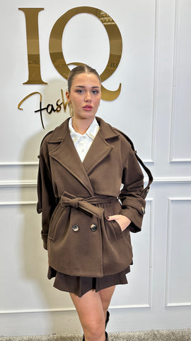 Pardesiu  scurt  Trendy Brown