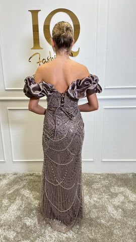 Rochie Novania Coffee