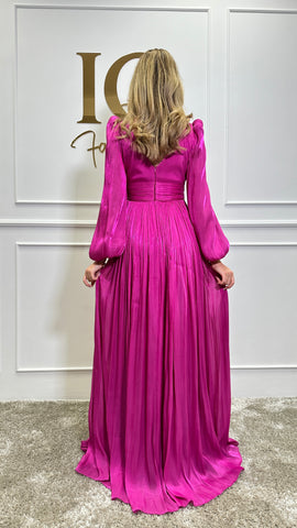 Rochie Destiny pietre Fuchsia