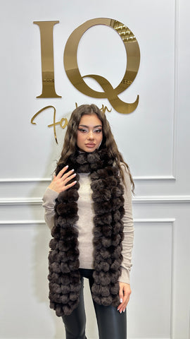 Șal blana naturala Bunny