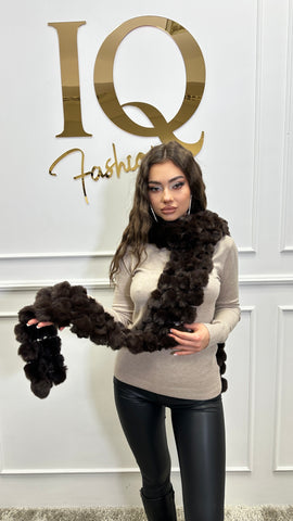 Șal blana naturala Bunny