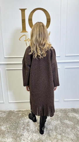 Jacheta tricot Agnes Brown
