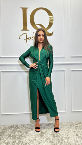 Rochie  maneca Serabella Green