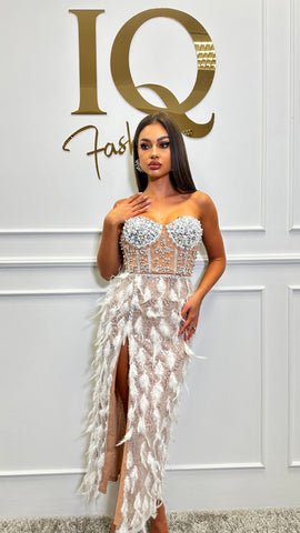 Rochie Kandy Lunga Beige