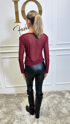 Pantaloni Avias Ecopiele Black