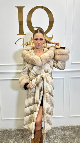 Palton stofa alkantara  Luxia Camel