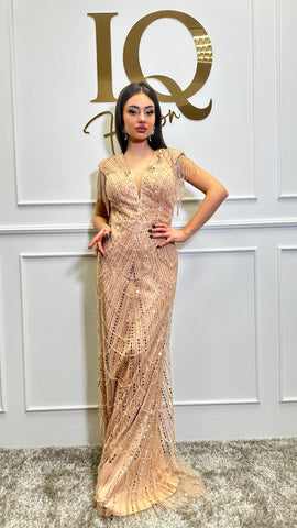 Rochie Mermeid Beige