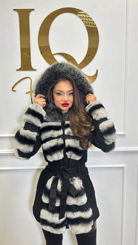 Haina blana rex-Cincilla Aria Grey