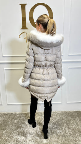 Haina parka Bianca Beige￼