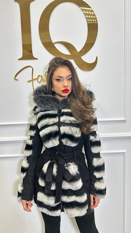 Haina blana rex-Cincilla Aria Grey