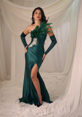 Rochie Pennya Green