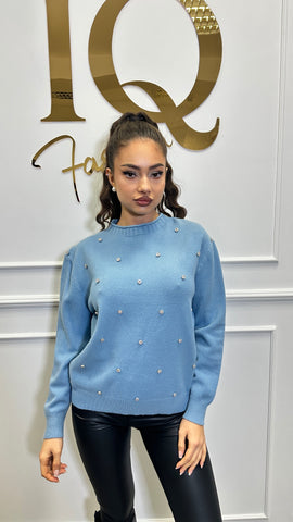 Pulover pietre Passione Blue