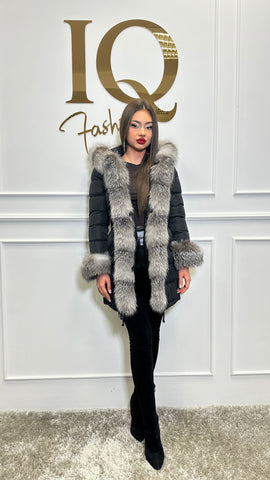 Haina parka Anatolia Black-Grey