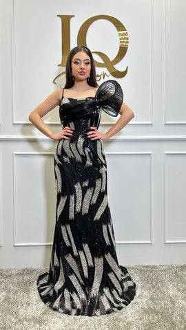 Rochie Afrodita paiete Black