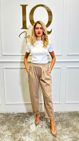 Pantaloni Trendy Beige