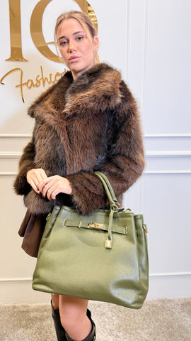 Poseta piele naturala Hermina