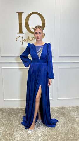 Rochie Destiny pietre Blue