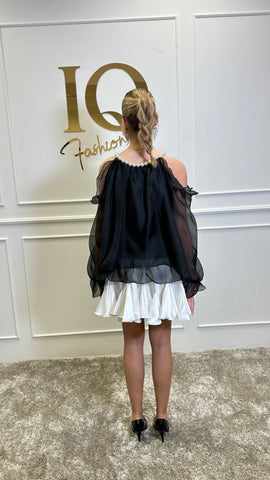 Bluza voal Rossia Black