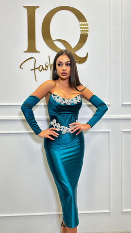 Rochie Charm Green