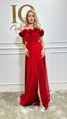 Rochie Rosalinda Red