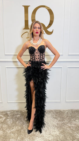 Rochie Kandy Lunga Black