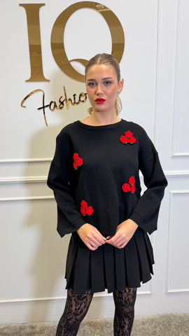 Pulover Cuore Black