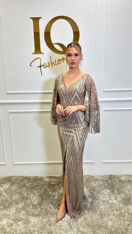 Rochie Madame Beige
