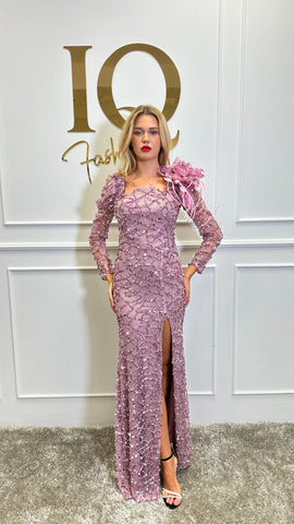 Rochie Belissa Roze