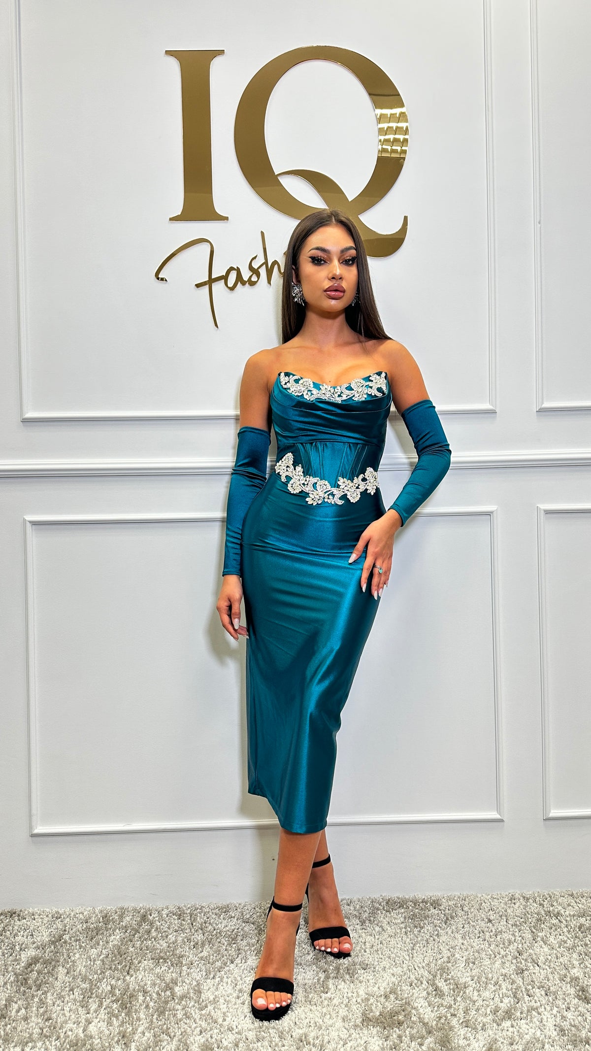 Rochie Charm Green