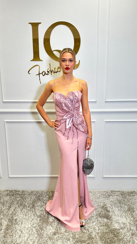 Rochie Debbie Roze