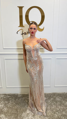 Rochie Doretta Beige