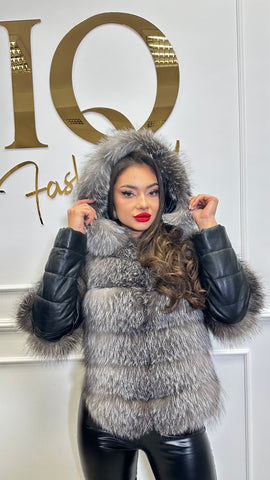 Haina blana naturala Elsa Silver