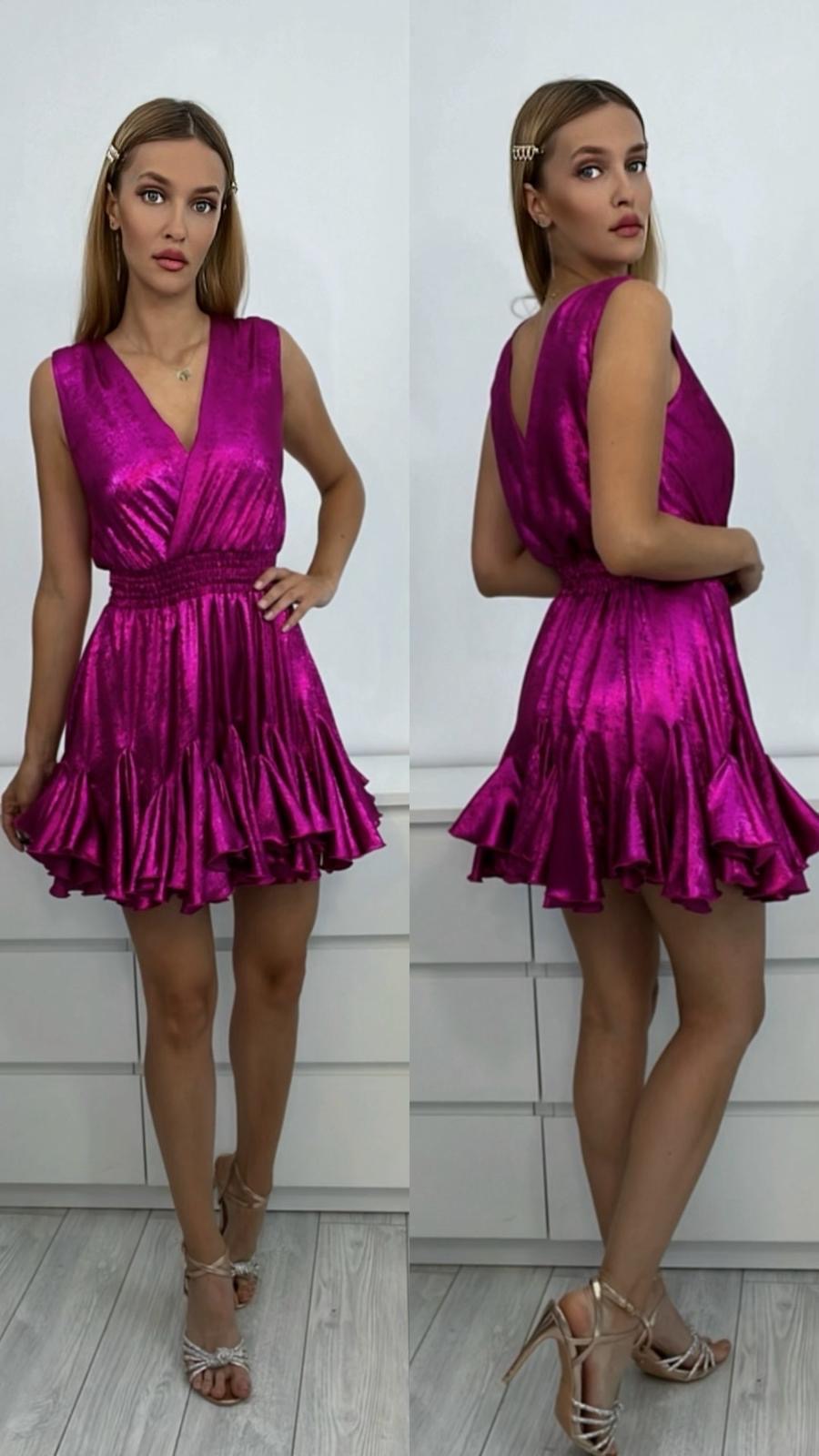Rochie Maya Lamee Fuchsia