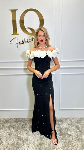 Rochie Sophie Black-White