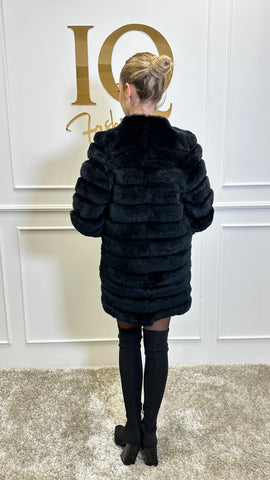 Haina blana rex-cincilla Donna Black