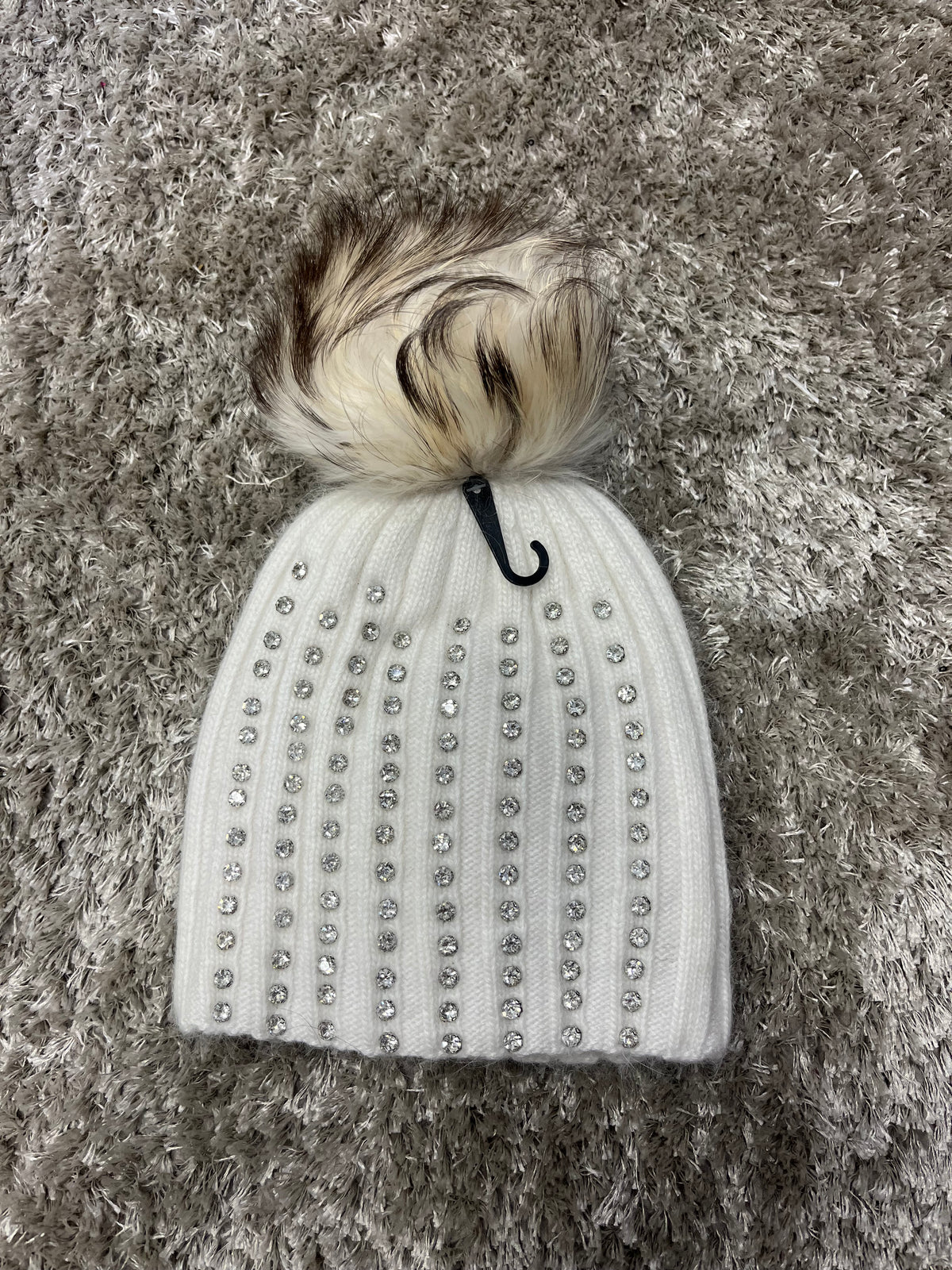 Sapca pompon natural Ellis Milk