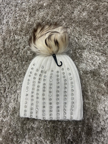 Sapca pompon natural Ellis Milk