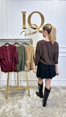 Bluza tricotata cu colier Admissa