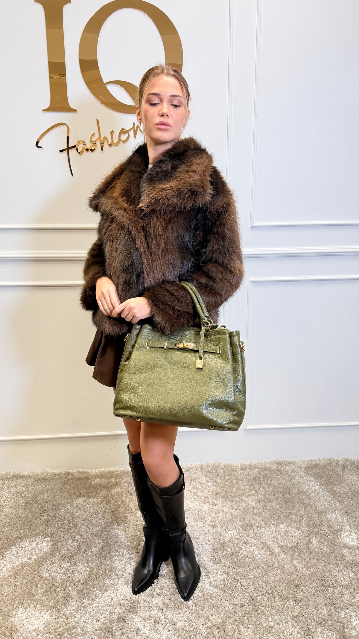 Poseta piele naturala Hermina