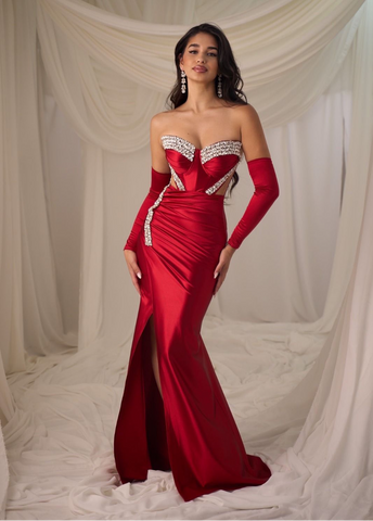 Rochie Cinty Red
