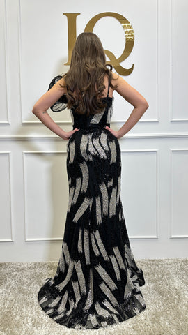 Rochie Afrodita paiete Black